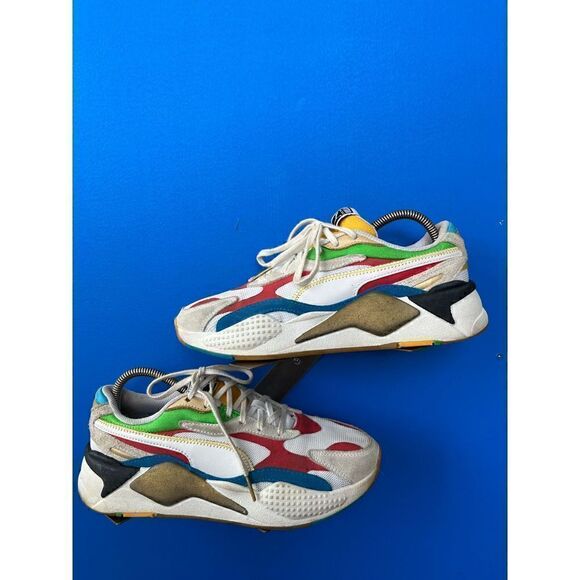 Puma RS-X3 WH Unity Womens 368662-01 White Multi Color Running Shoes Size 9 - Picture 2 of 6